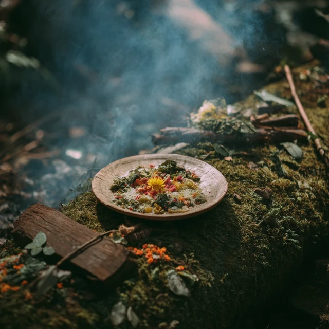 Dai Cuisine Empty Plate Forest Food Photography