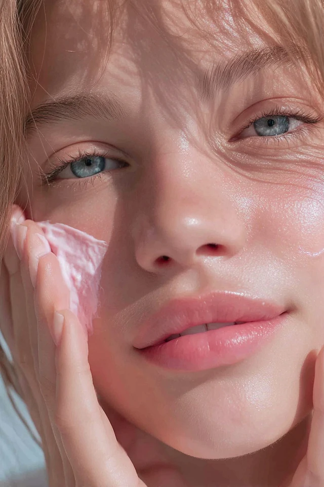 Glowing Skin Portrait Natural Beauty Skincare