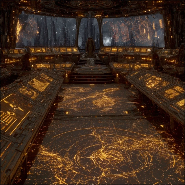 Sky Killer Command Center Futuristic War Room