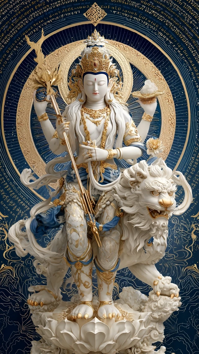 Manjushri Bodhisattva Wisdom Art and Enlightenment
