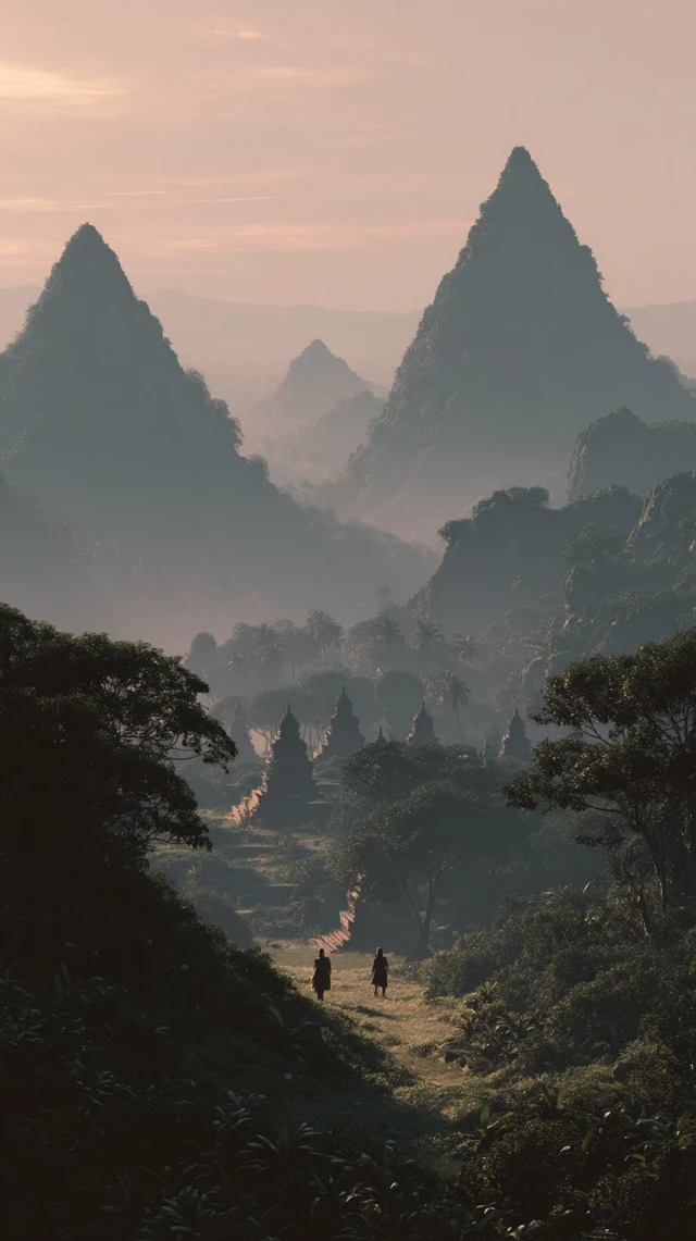 Ancient Indonesian Mountain City 10000 Years Ago