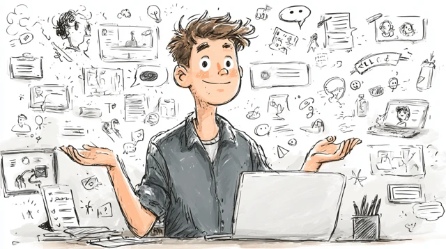 Helpdesk Assistant Illustration Support and Communication