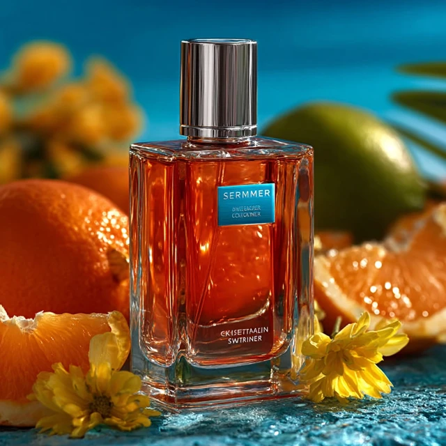 Mens Cologne Product Photography Citrus Freshness