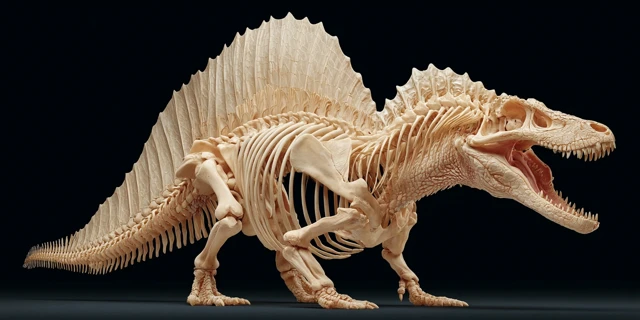 Spinosaurus Aegypticus Roaring Skeleton