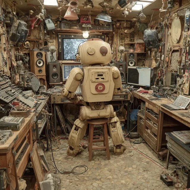 Robot Sound Engineer Foley Studio