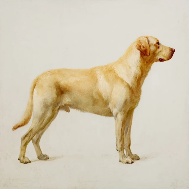 Yellow Lab Painting by John Singer Sargent