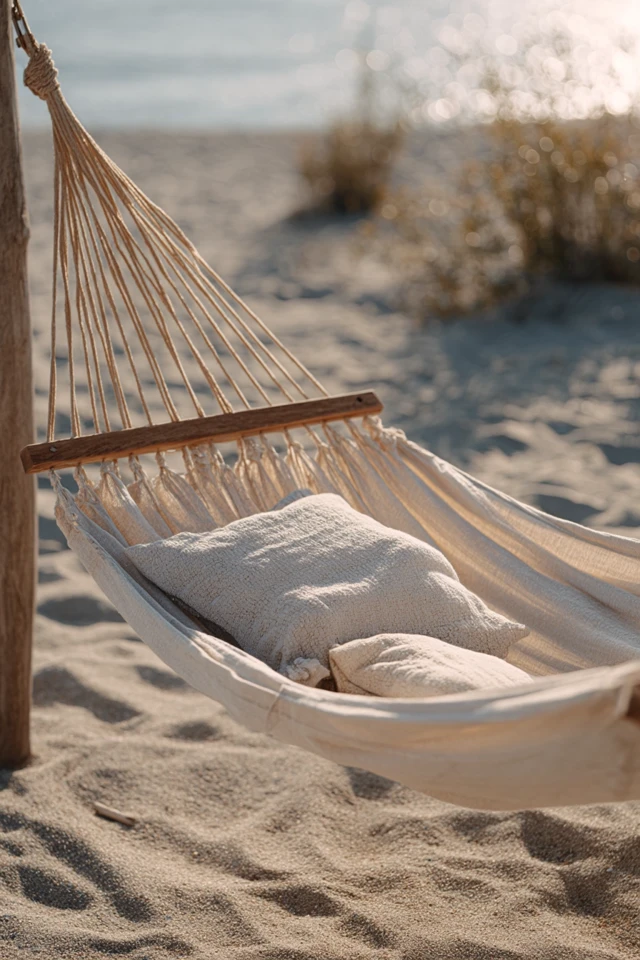 Beach Hammock Serene Coastal Relaxation Luxury