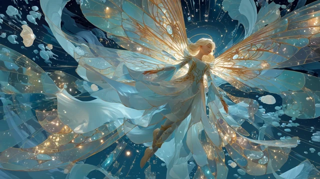 Ethereal Goddess Dream Art with Pastel Colors