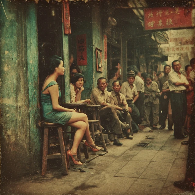 1930s Redlight District Asia Scene