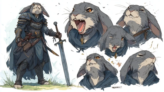 Warrior Bunny Character Sheet