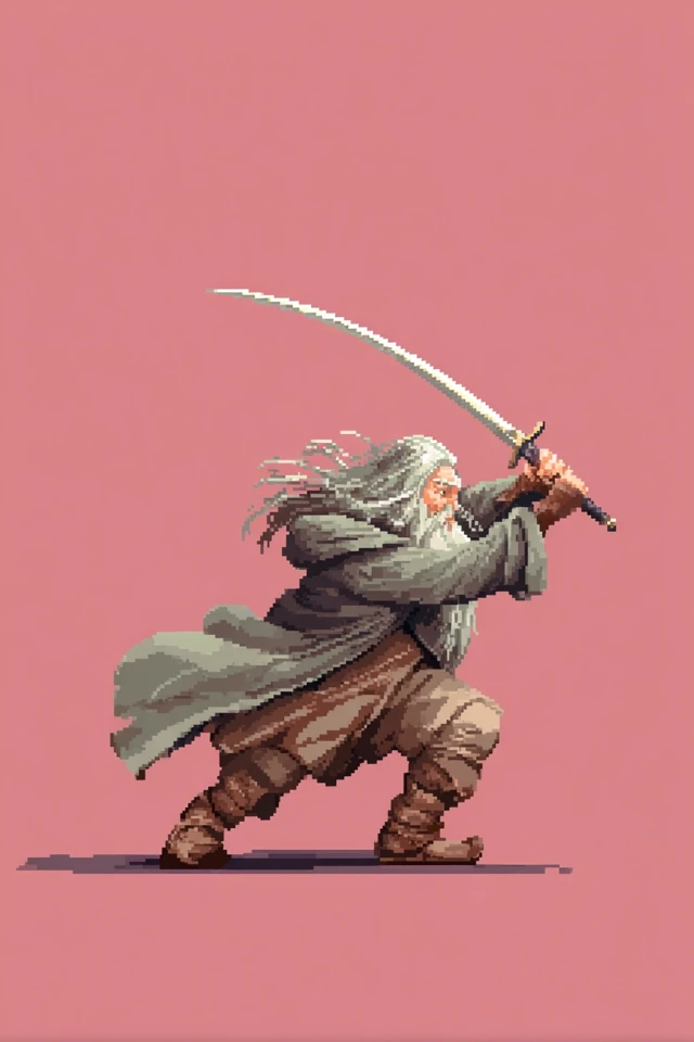 Gandalf Street Fighter Pixel Art