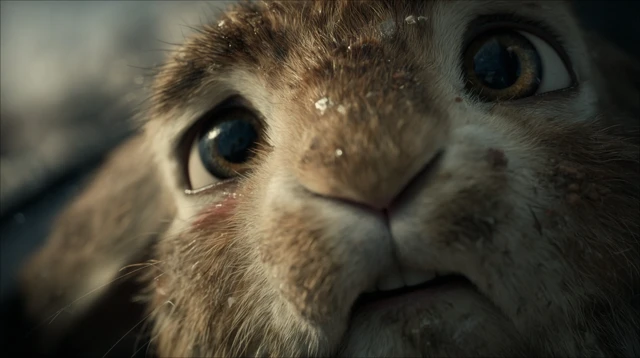 Cute Rabbit Close Up Zootopia Style