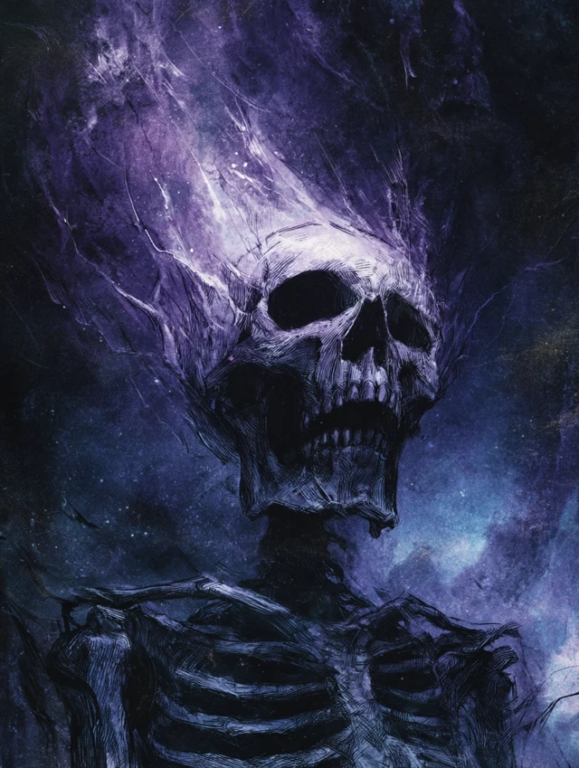 Astral Grim Skeleton Artwork