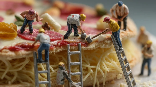 Miniature Pizza Making A Food Photography Delight