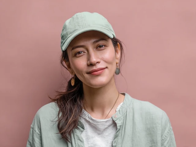 Baseball Cap Mockup Pastel Green Etsy Style