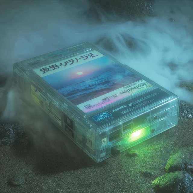 Vaporwave Japanese VHS Artwork Aesthetic