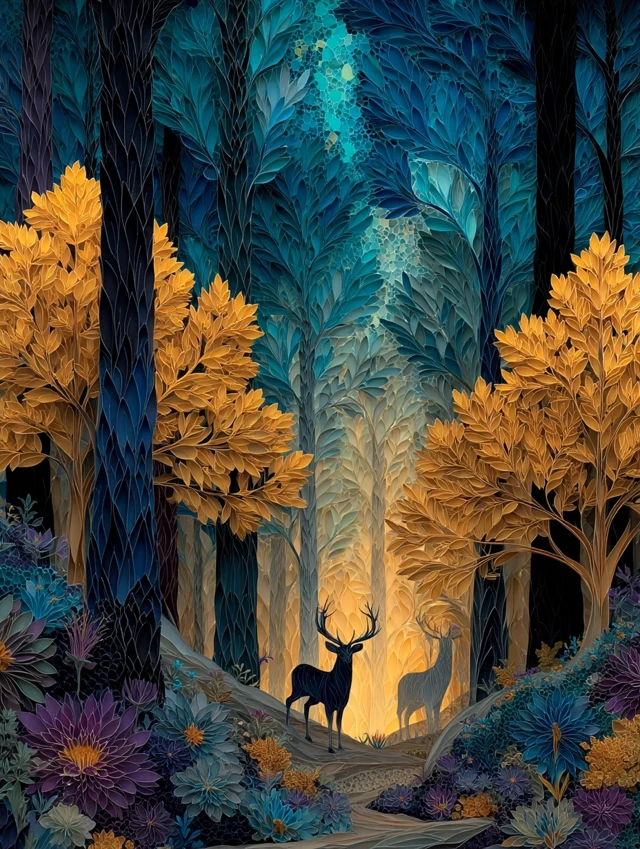 Enchanted Forest: A Magical Scene