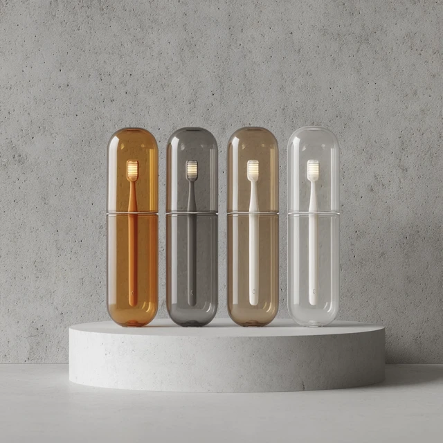Minimalist Toothbrush Travel Case Design