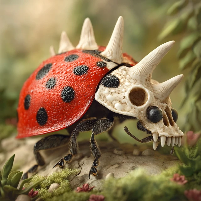 Ladybug CloseUp Detailed Realistic Insect Bug Nature