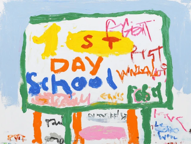 First Day of School Illustration