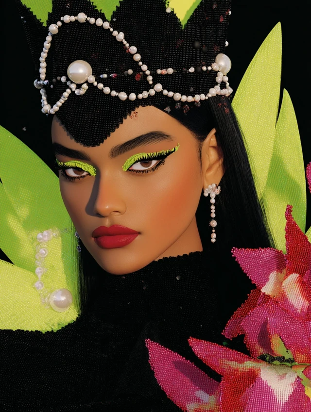 Fashion Editorial: Surreal Magazine Cover with Model