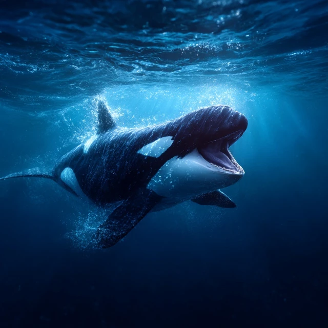 Killer Whale Underwater Cinematic