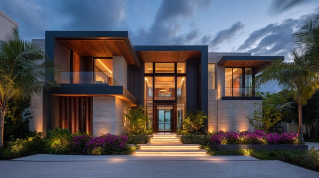 Luxury Modern Miami Waterfront Home Design