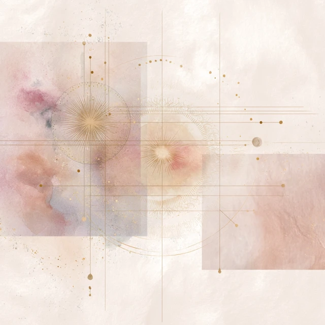 Watercolor Interior Illustration with Spiritual Ambiance