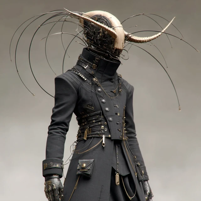 Fashionable Chaos Acolyte Grimdark Fantasy Art