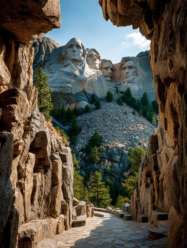 Mount Rushmore Majestic Monumental American Icon
