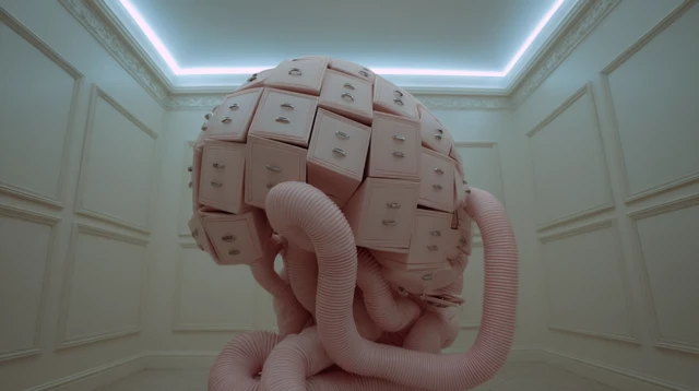 Brain of Drawers Surreal Art