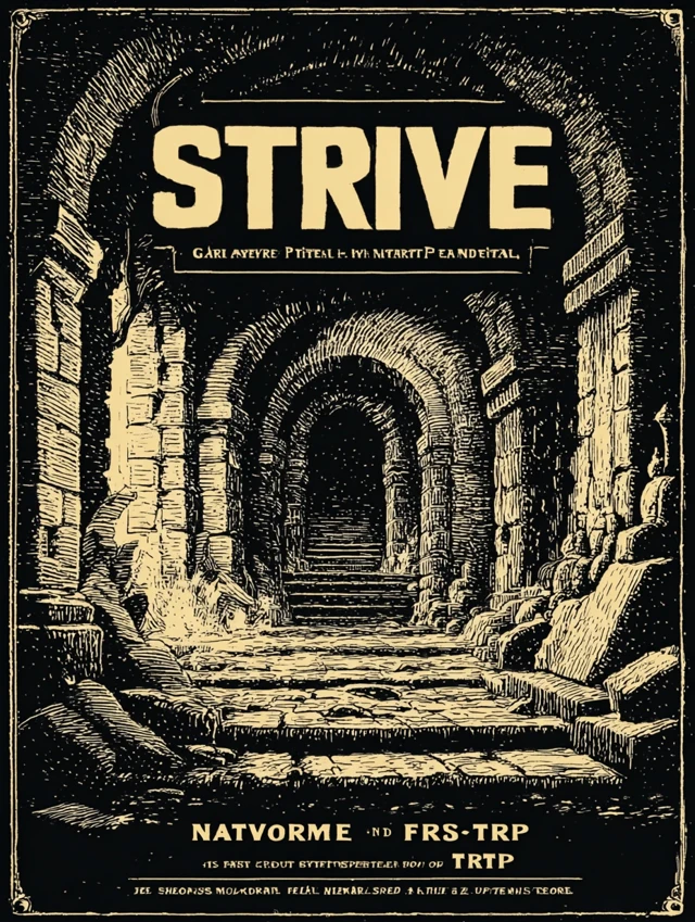 STRIVE Narrative First TTRPG Dungeon Cover