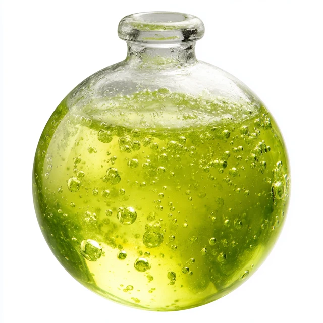 Botanical Serum Ampoule Sphere with Bubbles