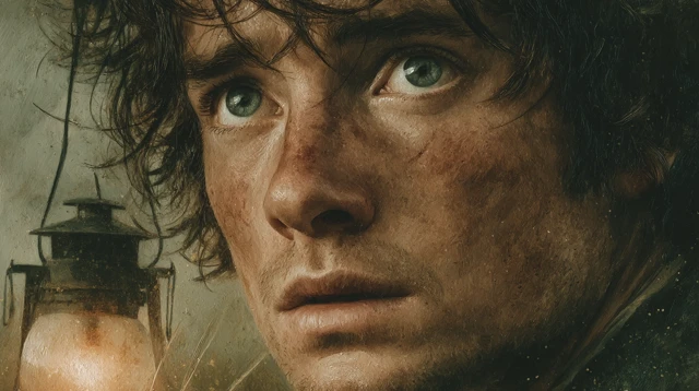 Frodo Gazes at the Undying Lands Painting