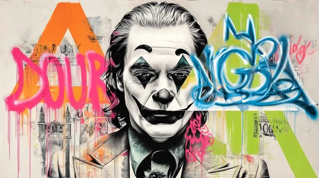 Joker Graffiti Art: Pop Culture Icon