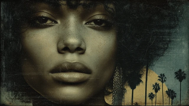 African American Woman Portrait 1978 Soul Album Cover
