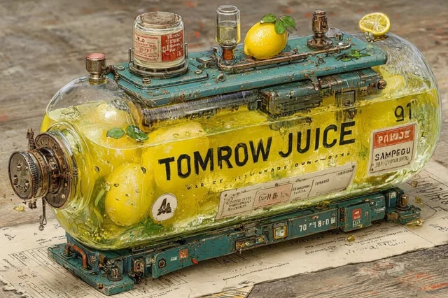 Tomorrow Juice Surreal Artwork