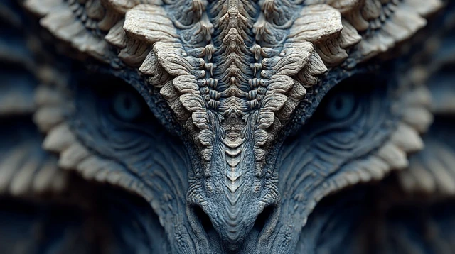 Surreal Alien Emergence 3D Art