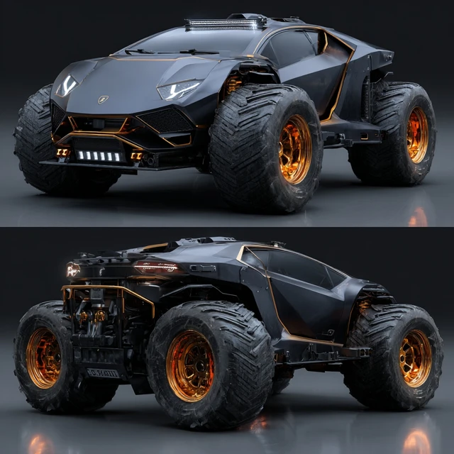 Lamborghini Monster Truck Concept Design