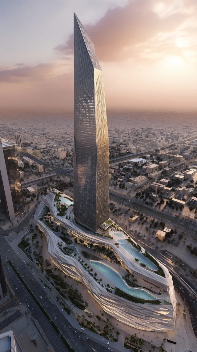 Ultra Modern Tower in Riyadh Architecture Design