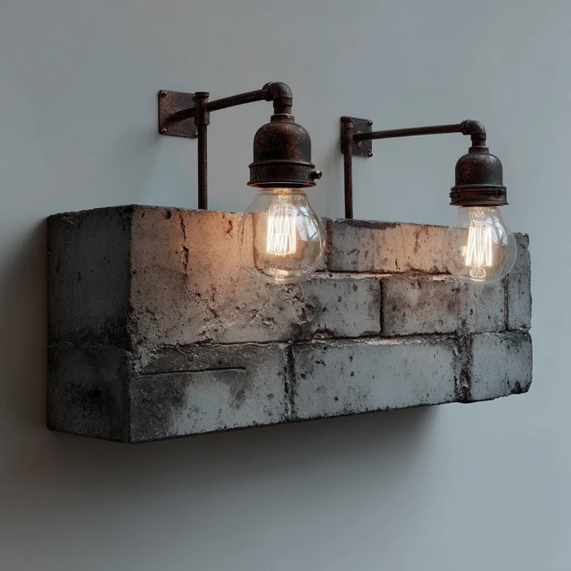 Concrete Wall Lamp Modern Lighting Design