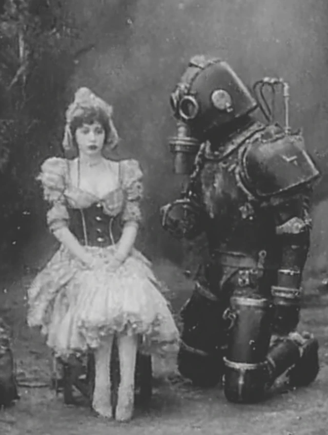 La Guerre des Étoiles: Princess Captured by Mechanical Being