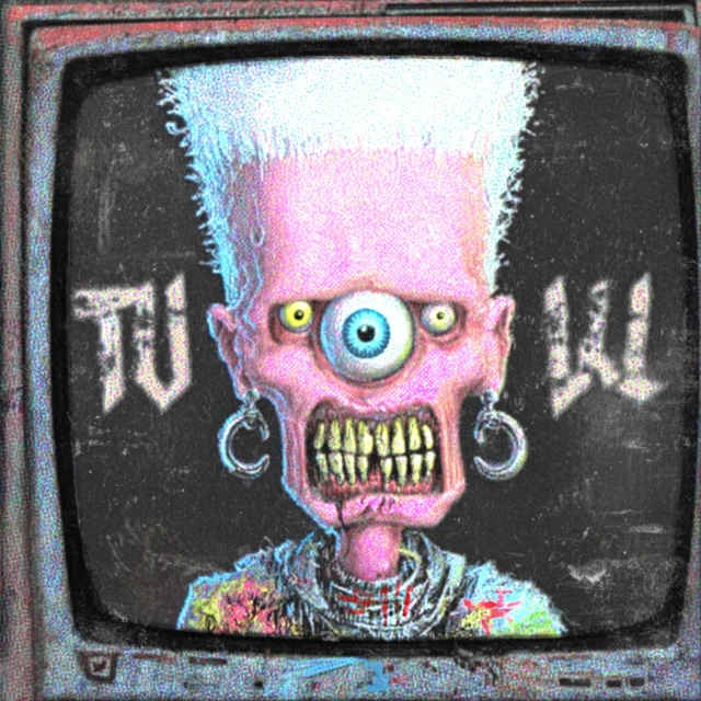 Surreal TV Eye Dreamscape