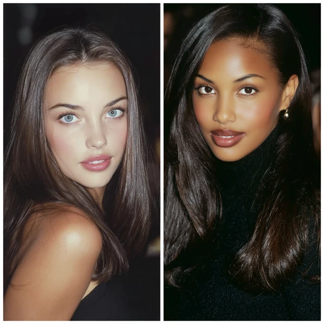 90s Supermodel African American Beauty