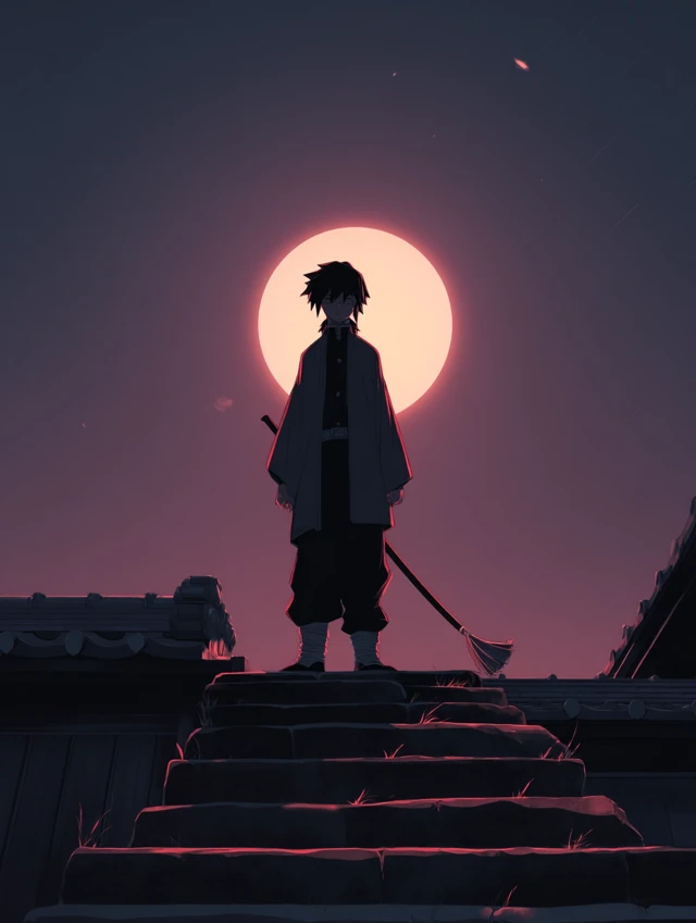 Tomioka Giyu Anime Demon Slayer Moonlit Night
