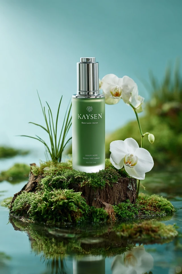 Kaysen Skincare Product Photography Nature Aesthetic