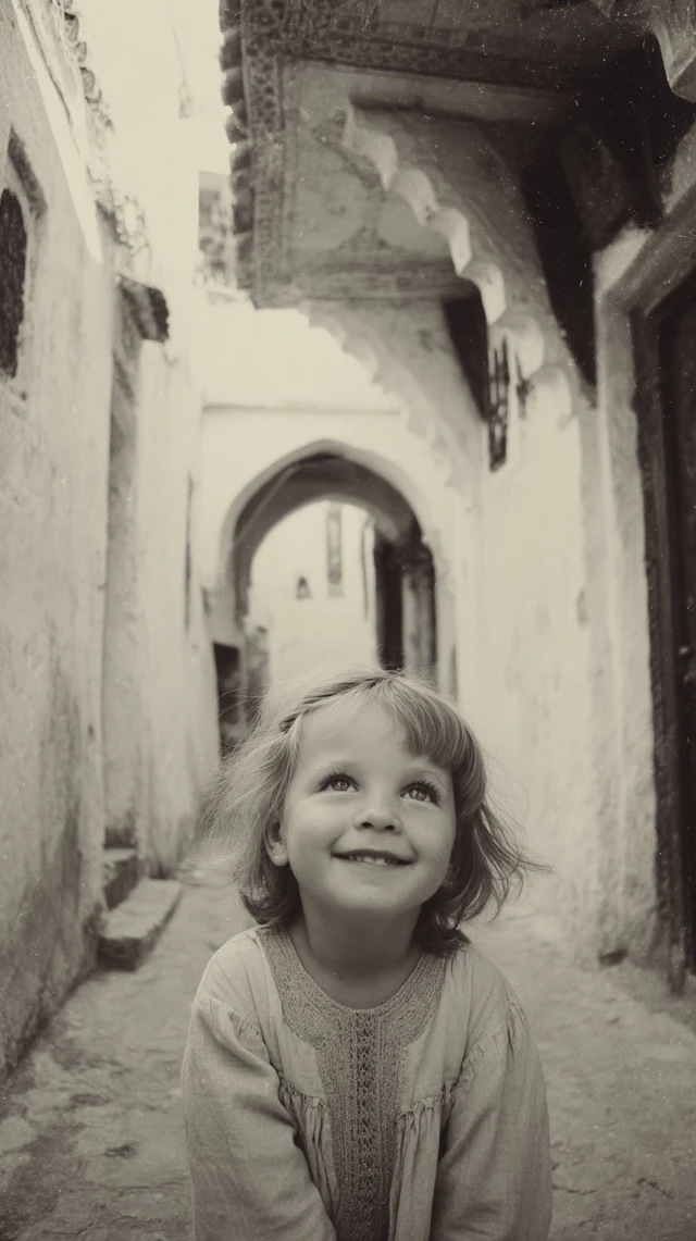 Tetouan Morocco Girl 1862 Early Historical Photo