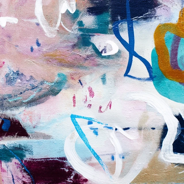 Abstract Painting in the Style of Jordan Holmes