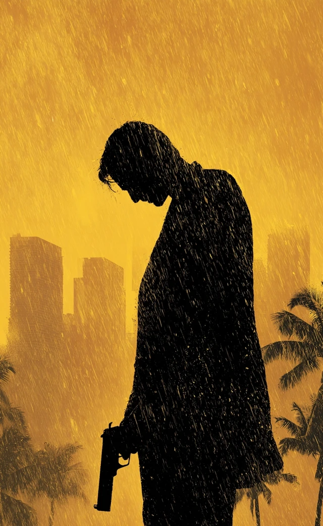 Crime Thriller Book Cover Miami Noir
