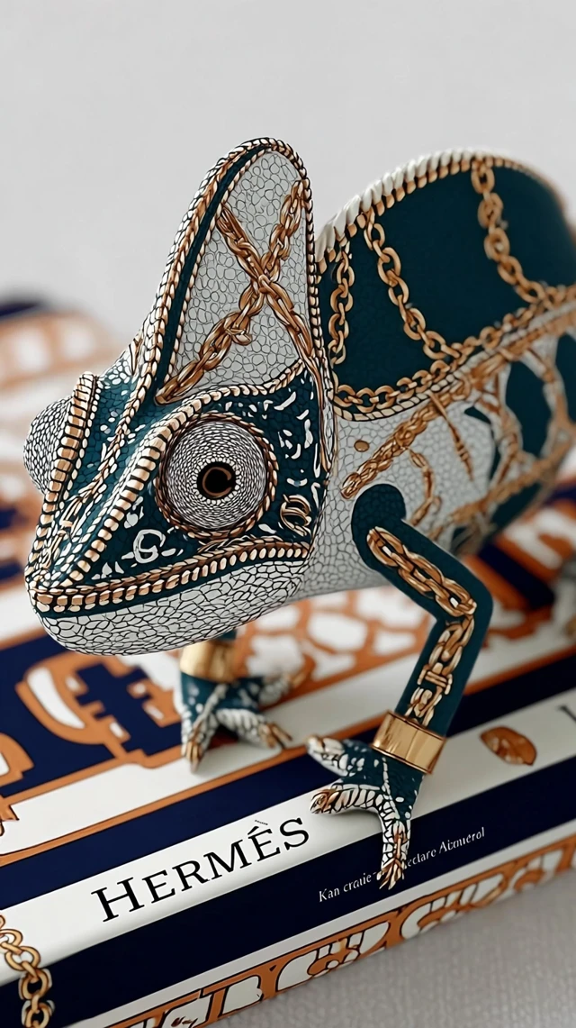 Hermes Chameleon High Fashion Elegance